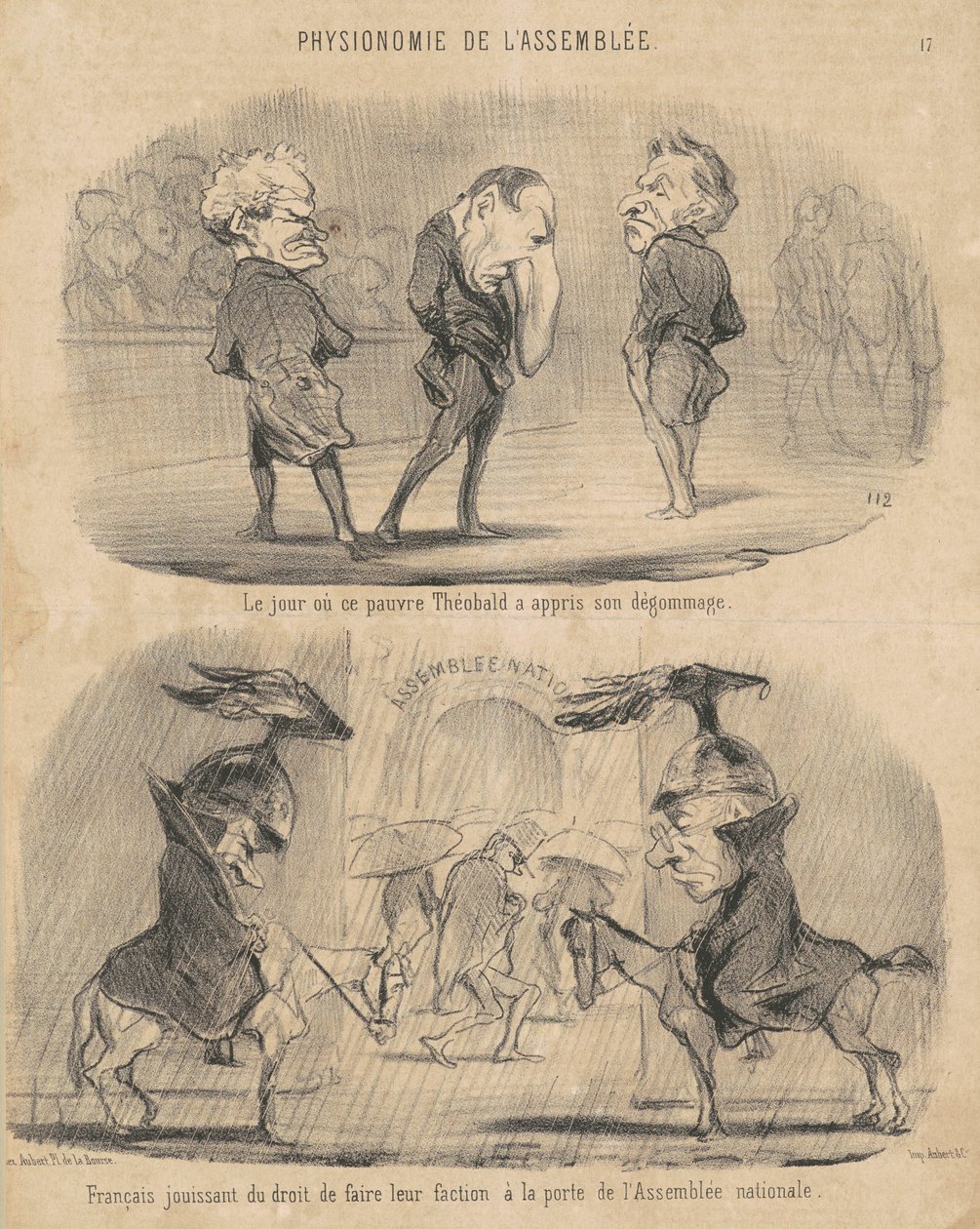 Il giorno in cui... Théobald ha appreso il suo licenziamento da Honoré Daumier