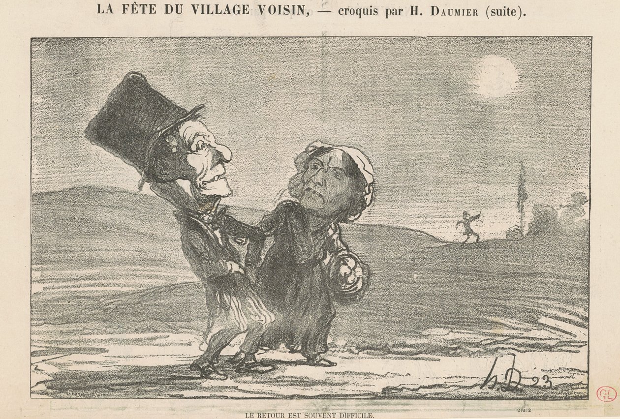 Il ritorno è spesso difficile da Honoré Daumier