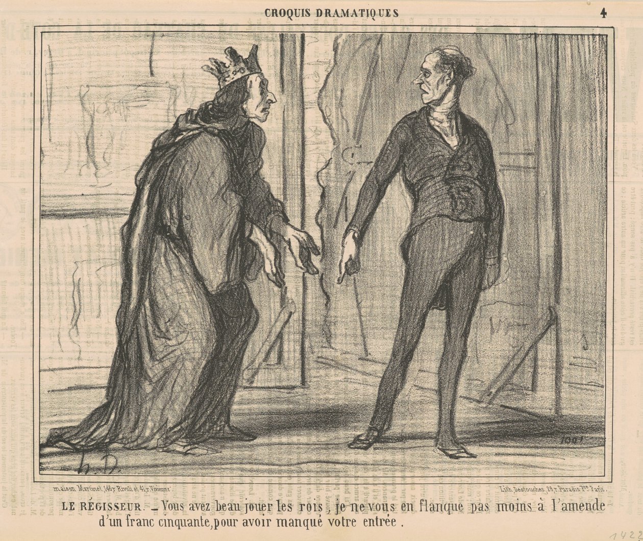 Il direttore da Honoré Daumier