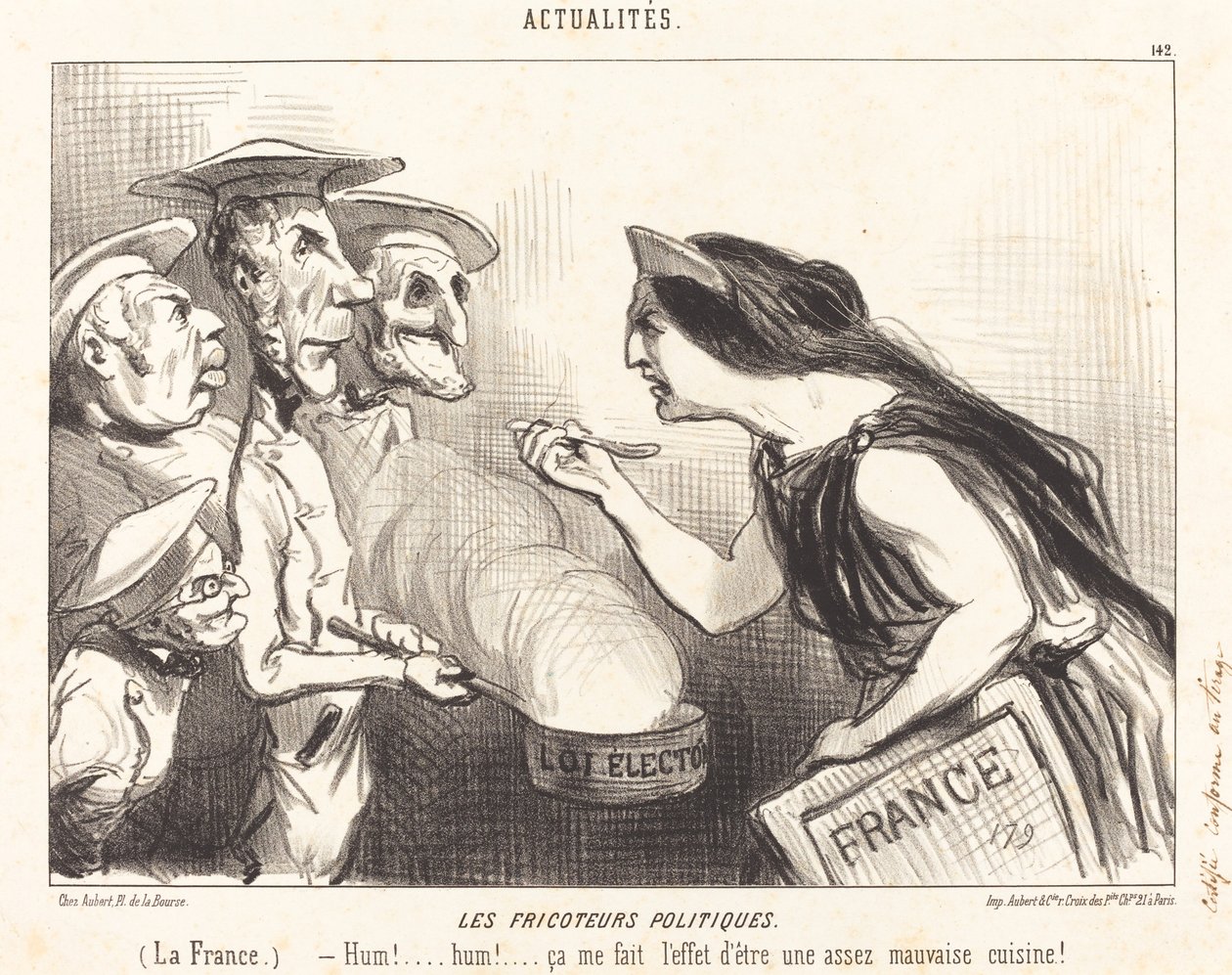 I fricoteurs politici da Honoré Daumier