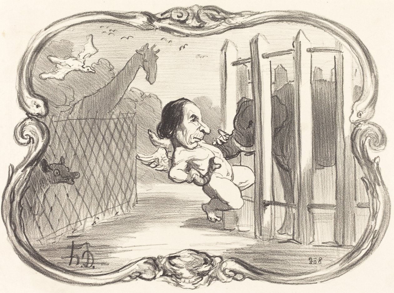 Les Malheurs du chimiste Dumas da Honoré Daumier