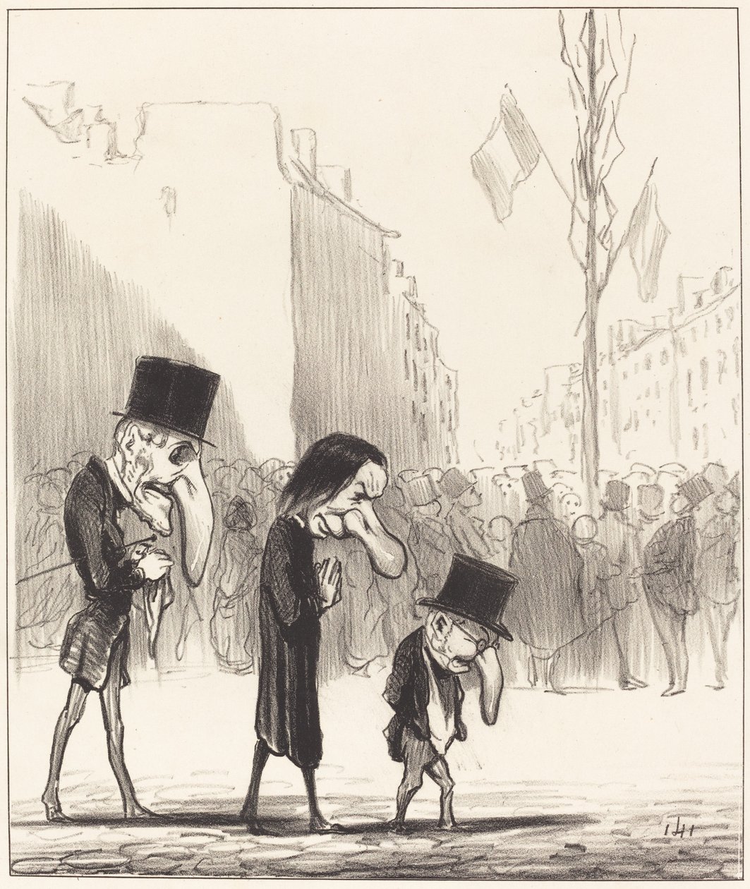 I Tre Piccoli Santi da Honoré Daumier