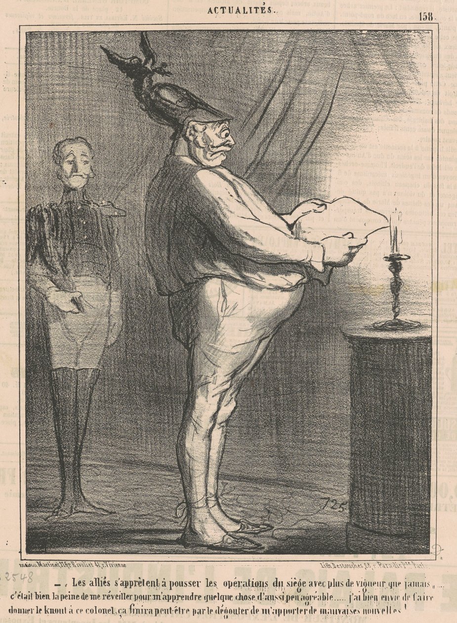 Gli alleati si preparano a spingere le operazioni da Honoré Daumier