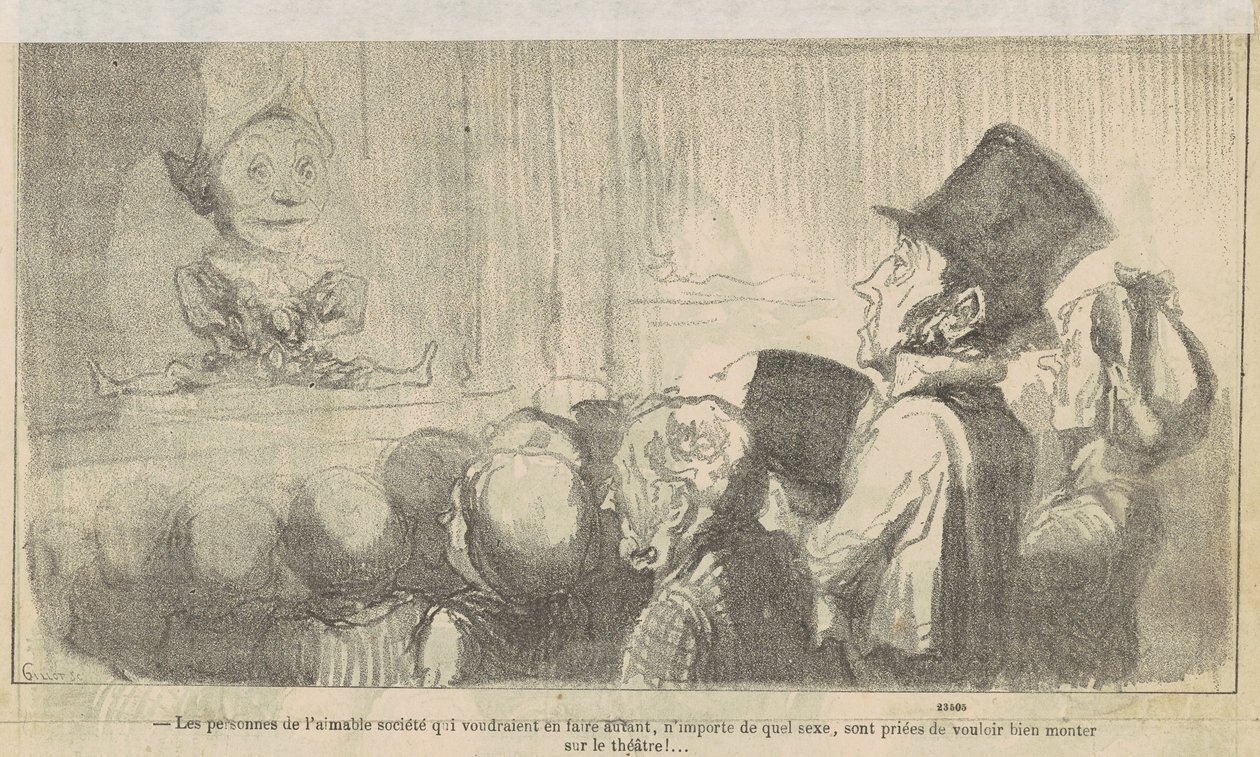 Le persone della piacevole società che da Honoré Daumier
