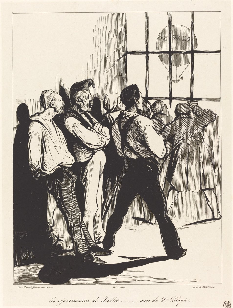 Le celebrazioni di luglio... viste da Ste. Pélagie da Honoré Daumier