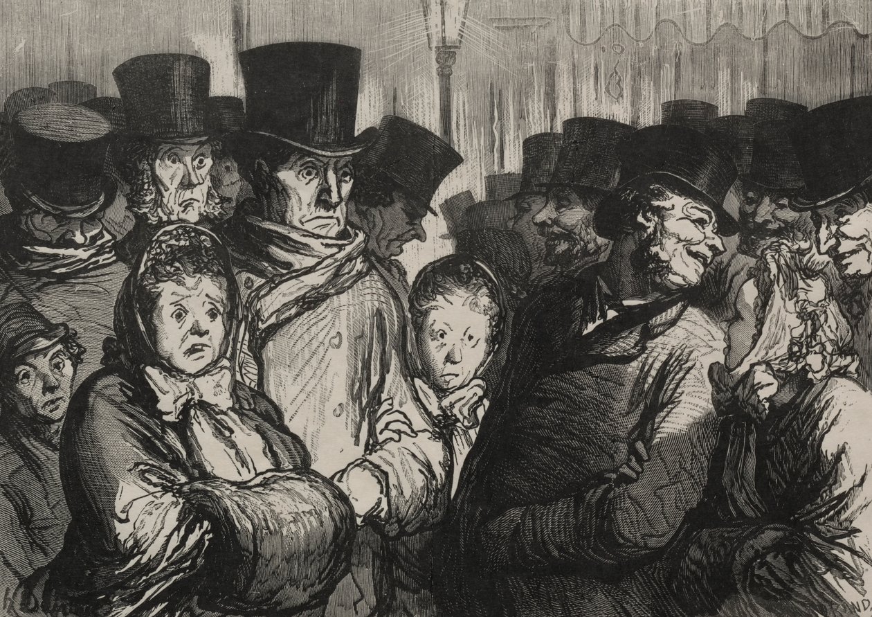 I teatri: uscendo dal dramma e uscendo dai funamboli da Honoré Daumier