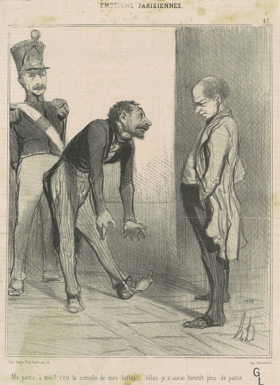 La mia patria, io? ... da Honoré Daumier