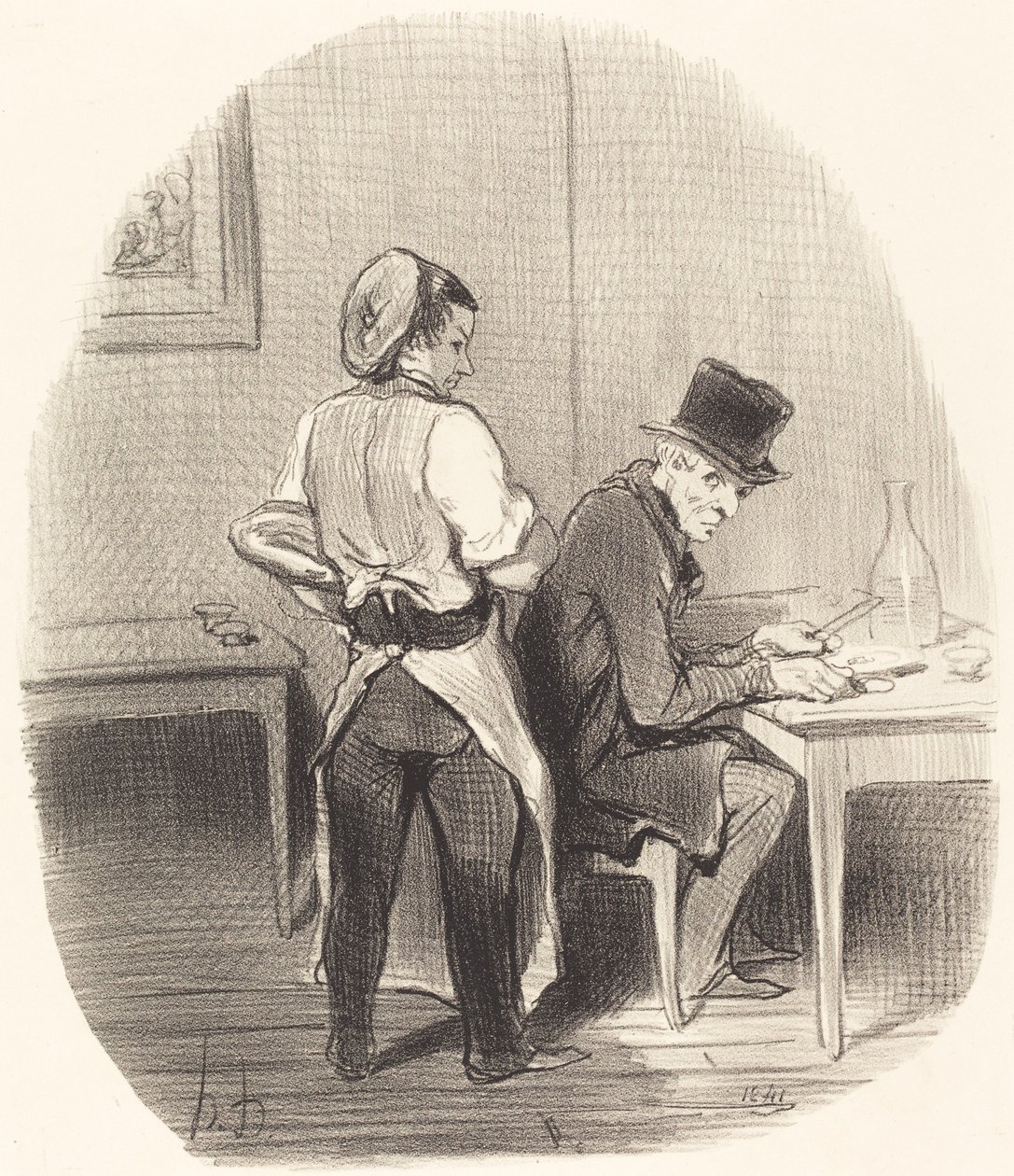 Ma, signore, vi assicuro che è... vitello!... da Honoré Daumier