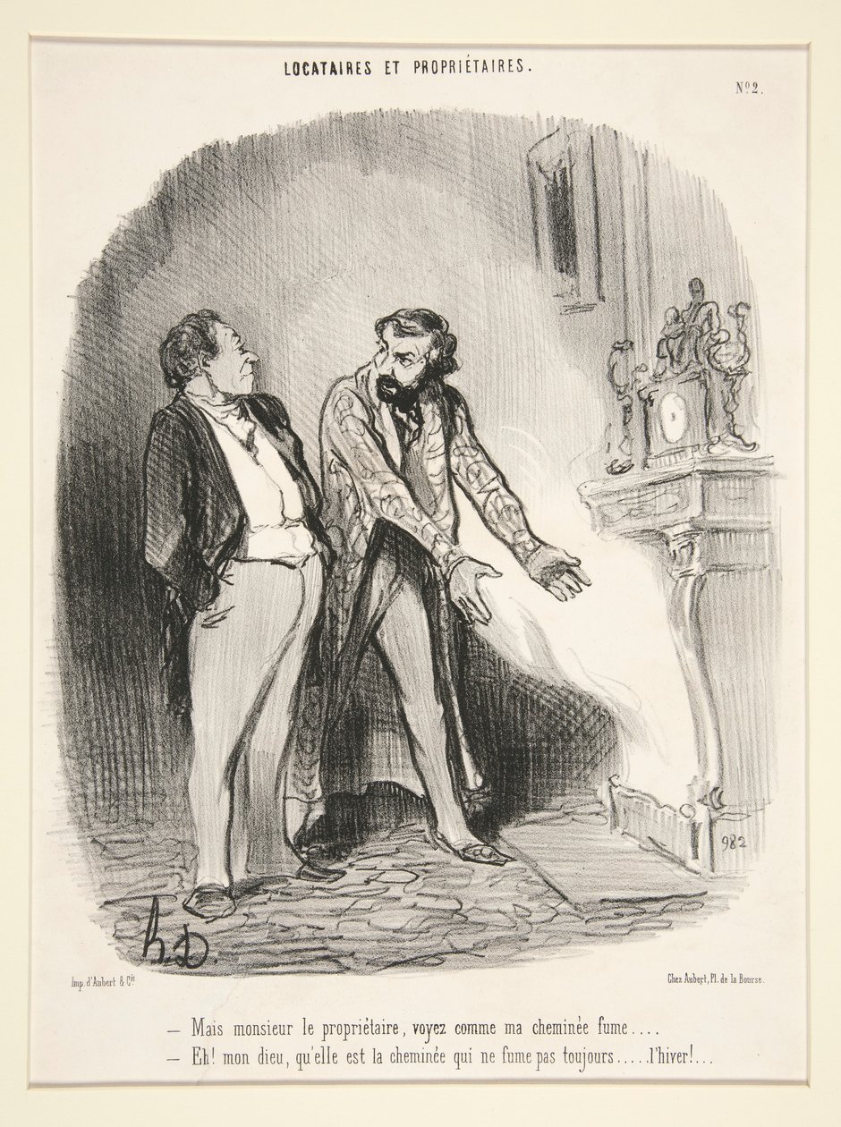 Mais monsieur le proprietaire da Honoré Daumier