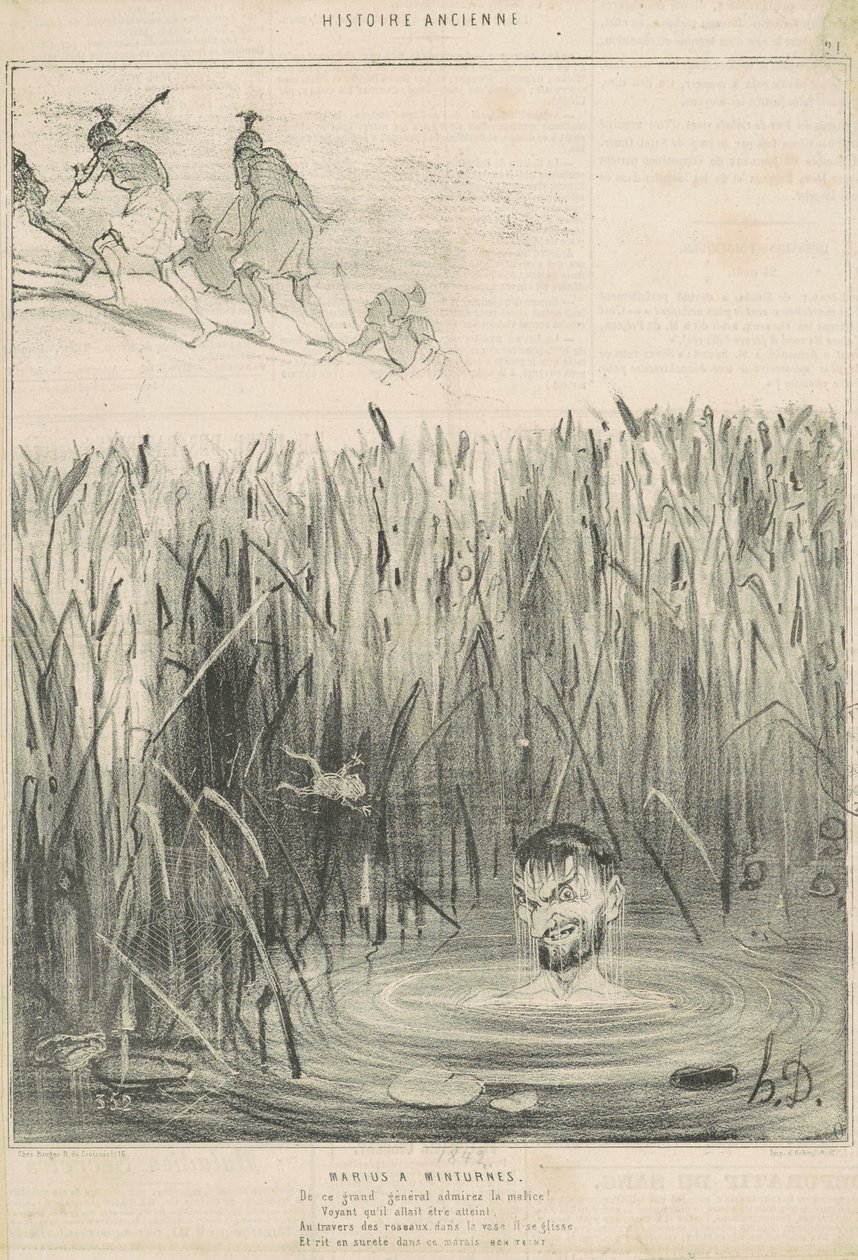 Marius a Minturnae da Honoré Daumier