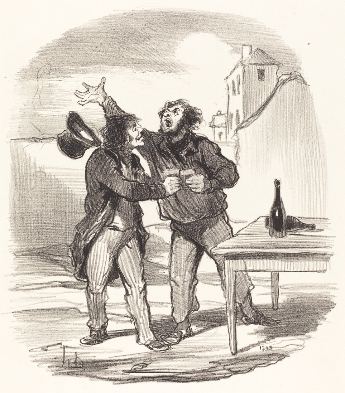 Membro... del dieci dicembre prendendo il la... da Honoré Daumier