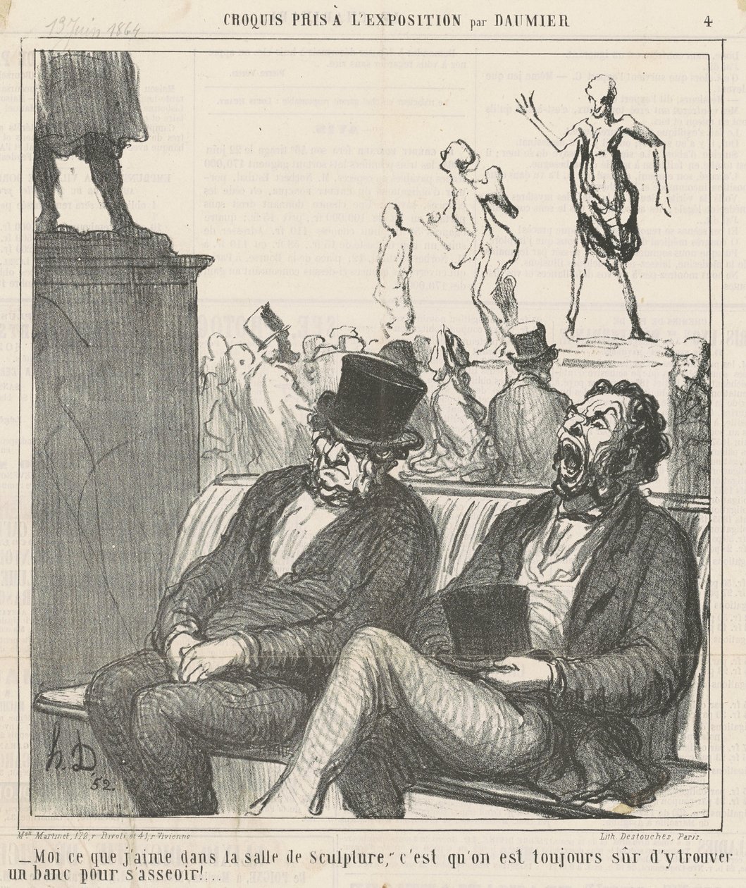Quello che mi piace nella sala di scultura ... da Honoré Daumier