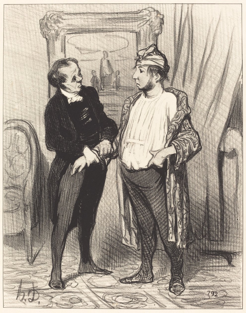 Mio caro ti assicuro che ti... da Honoré Daumier
