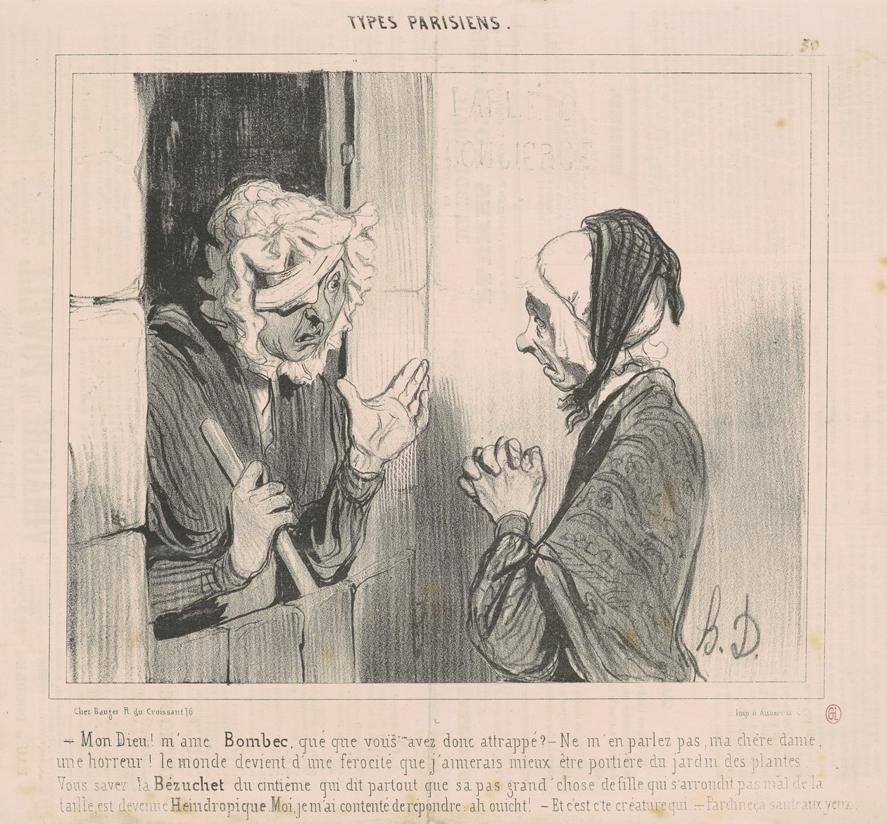 Mio Dio! Signora Bombec cosa avete preso? da Honoré Daumier