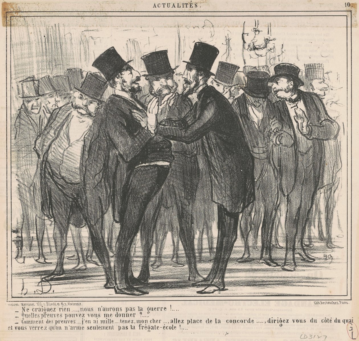 Non temete... da Honoré Daumier