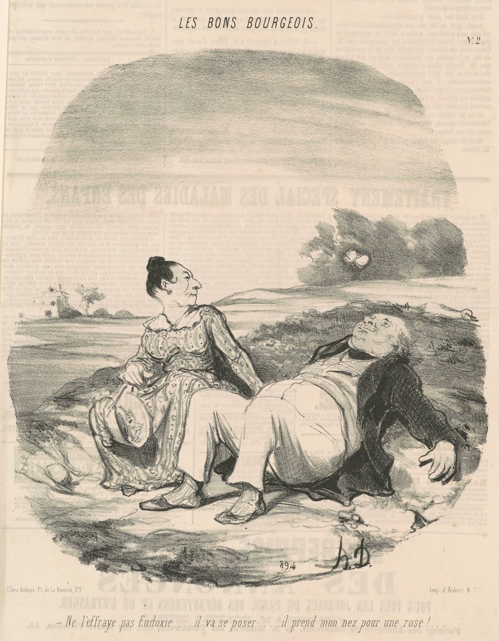 Non spaventare Eudossia... da Honoré Daumier