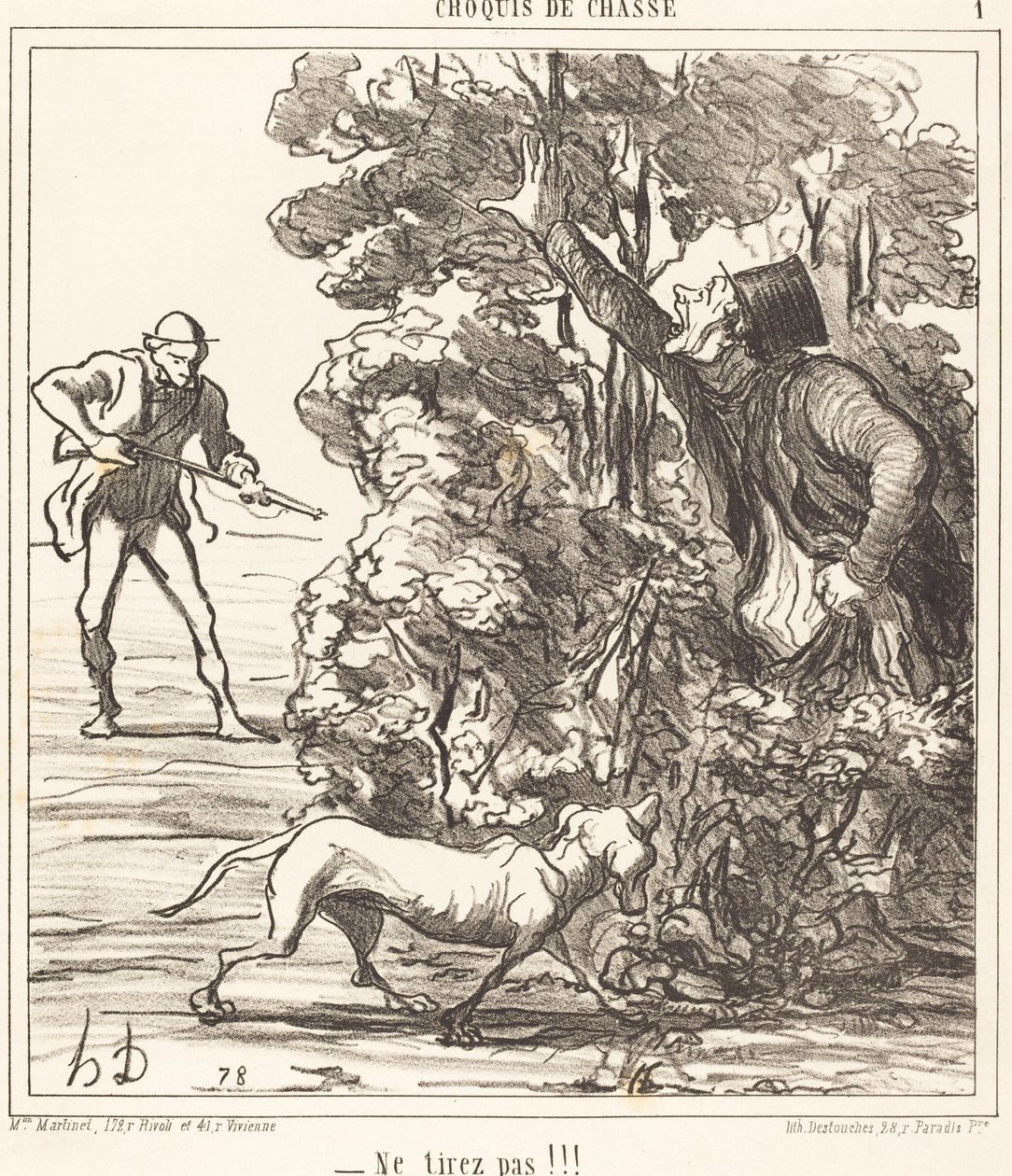 Non sparate!!! da Honoré Daumier