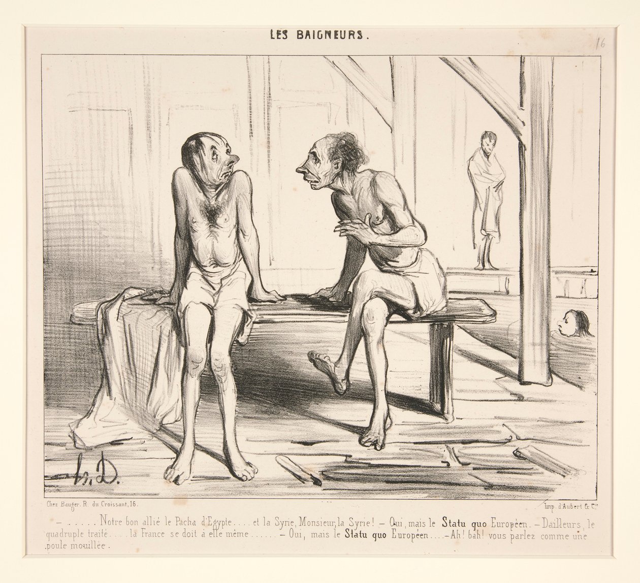 Il nostro buon alleato il Pacha d da Honoré Daumier