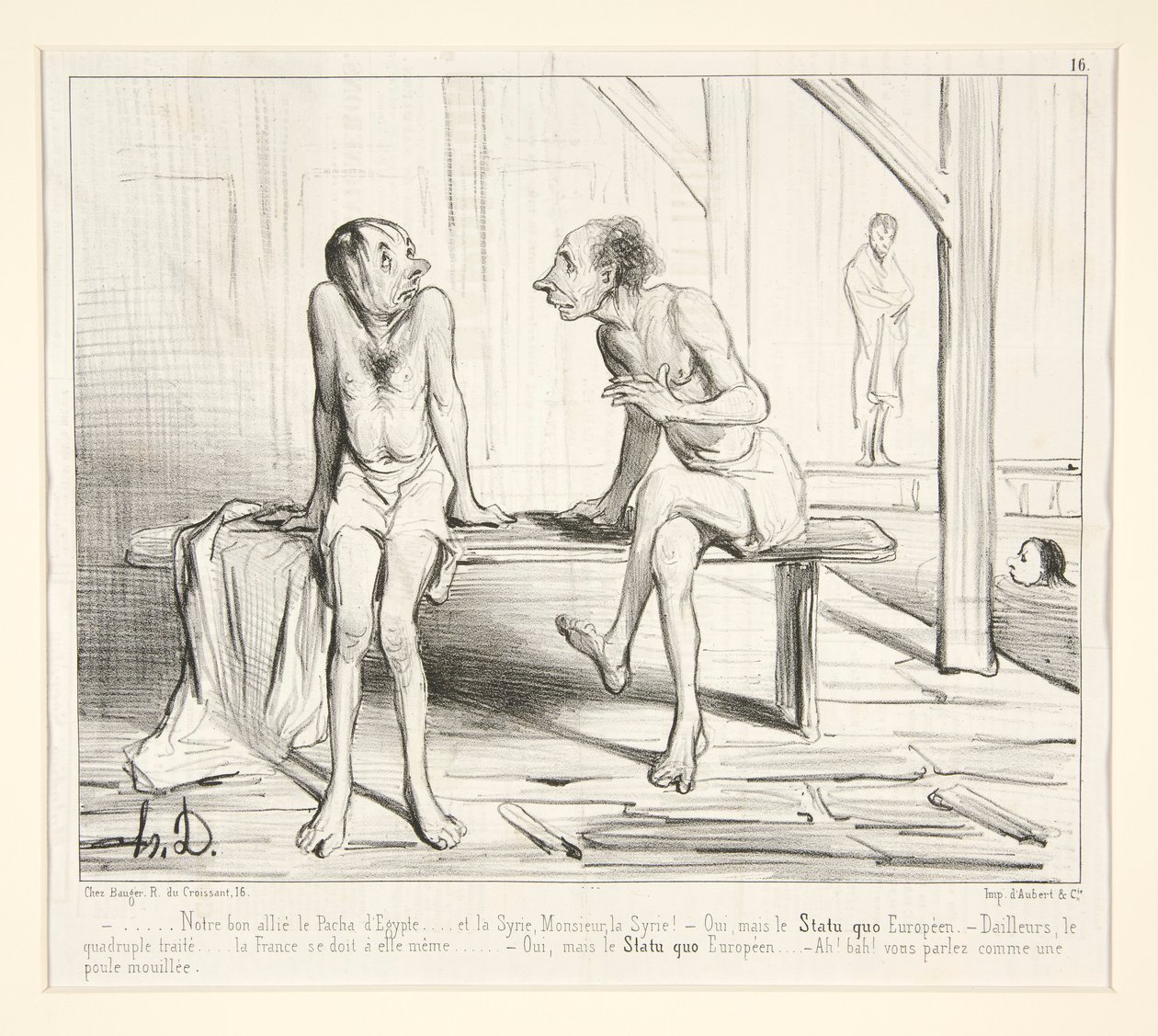 Il nostro buon alleato il Pascià d da Honoré Daumier