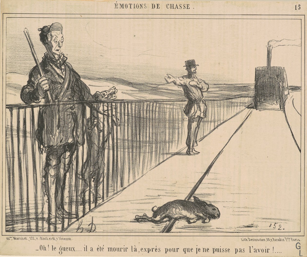 Oh! Il furfante... è andato a morire là... da Honoré Daumier