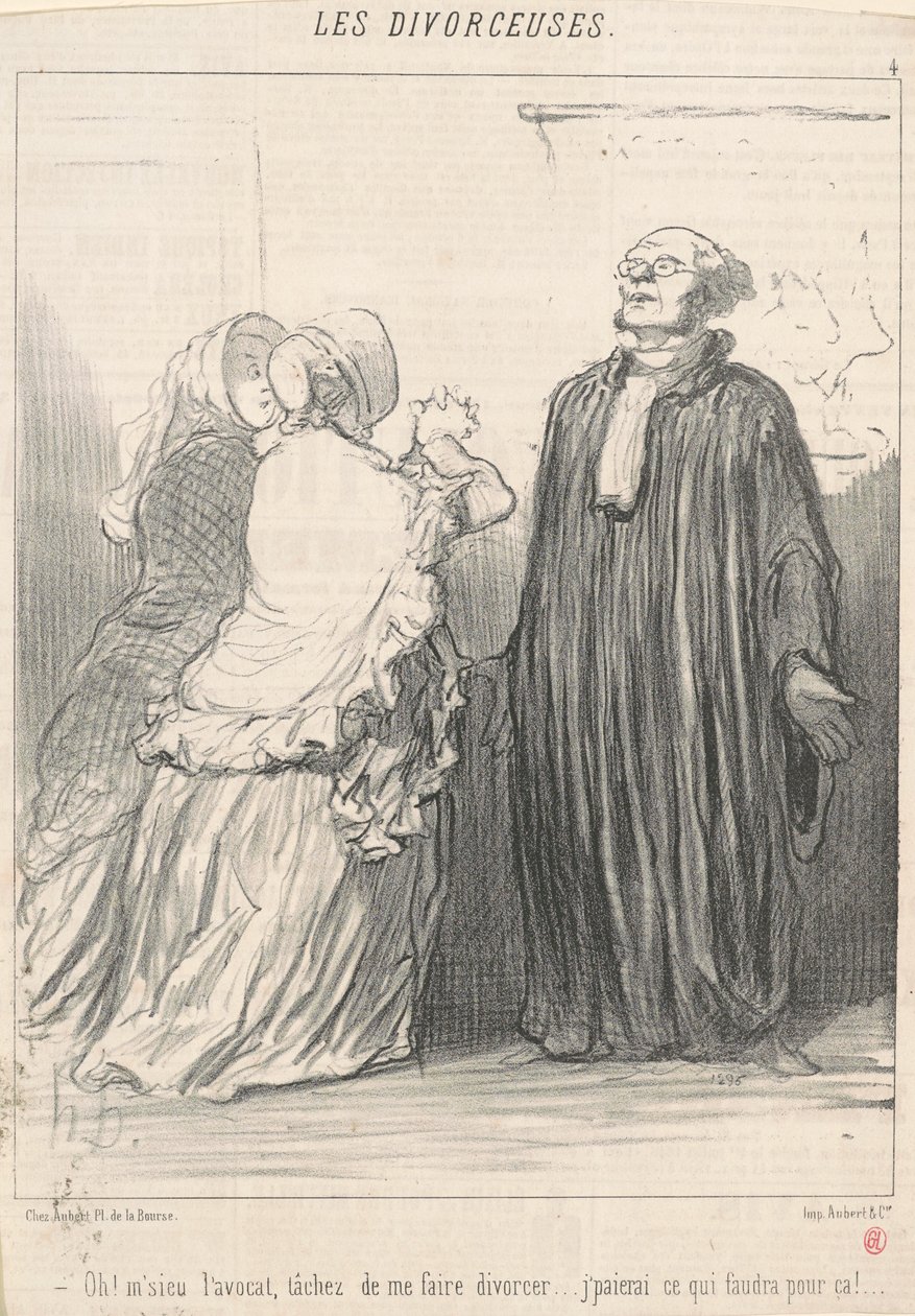 Oh! Signor avvocato, cercate di... da Honoré Daumier