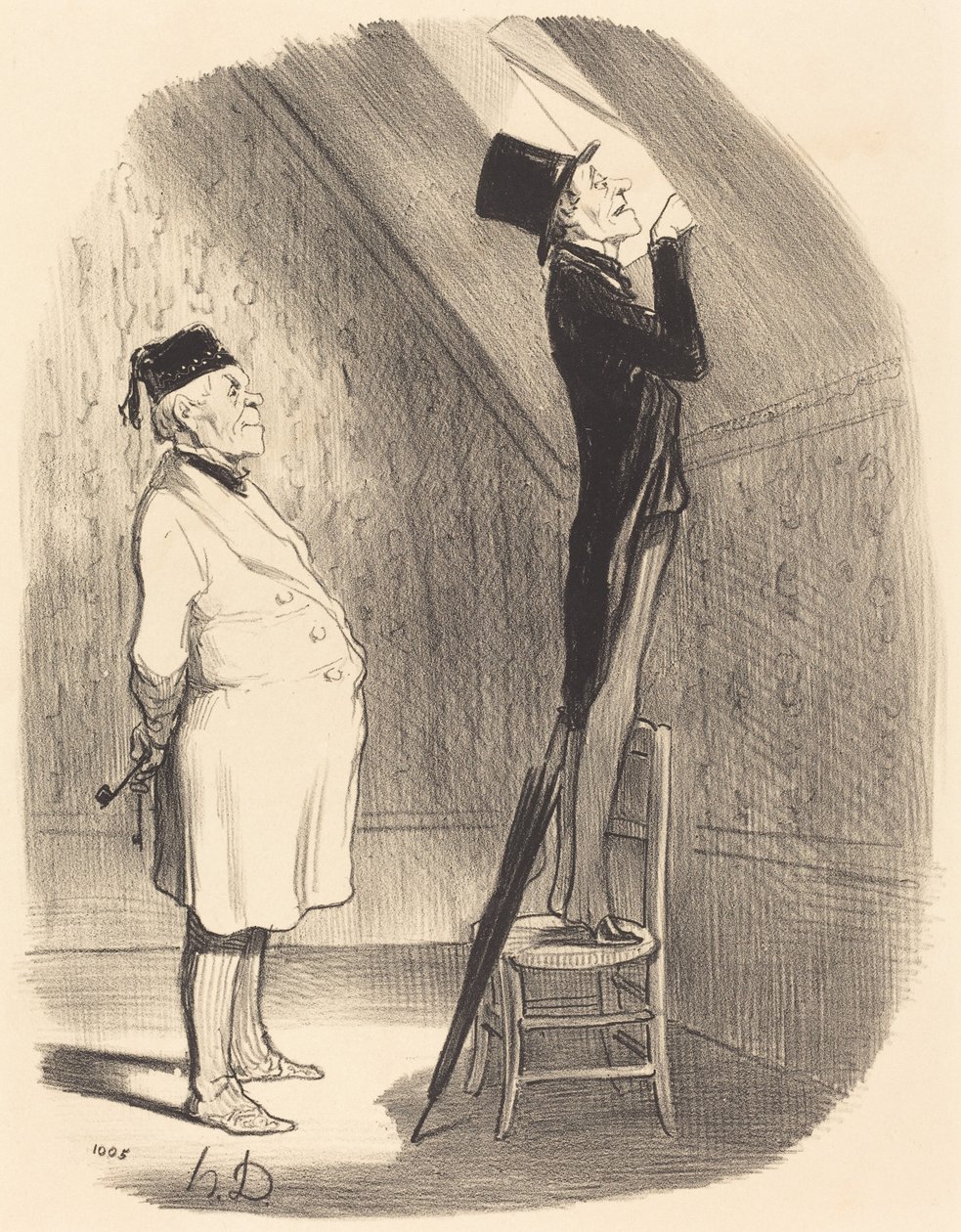Oh! per quanto riguarda la vista, non troverete di meglio che qui! da Honoré Daumier