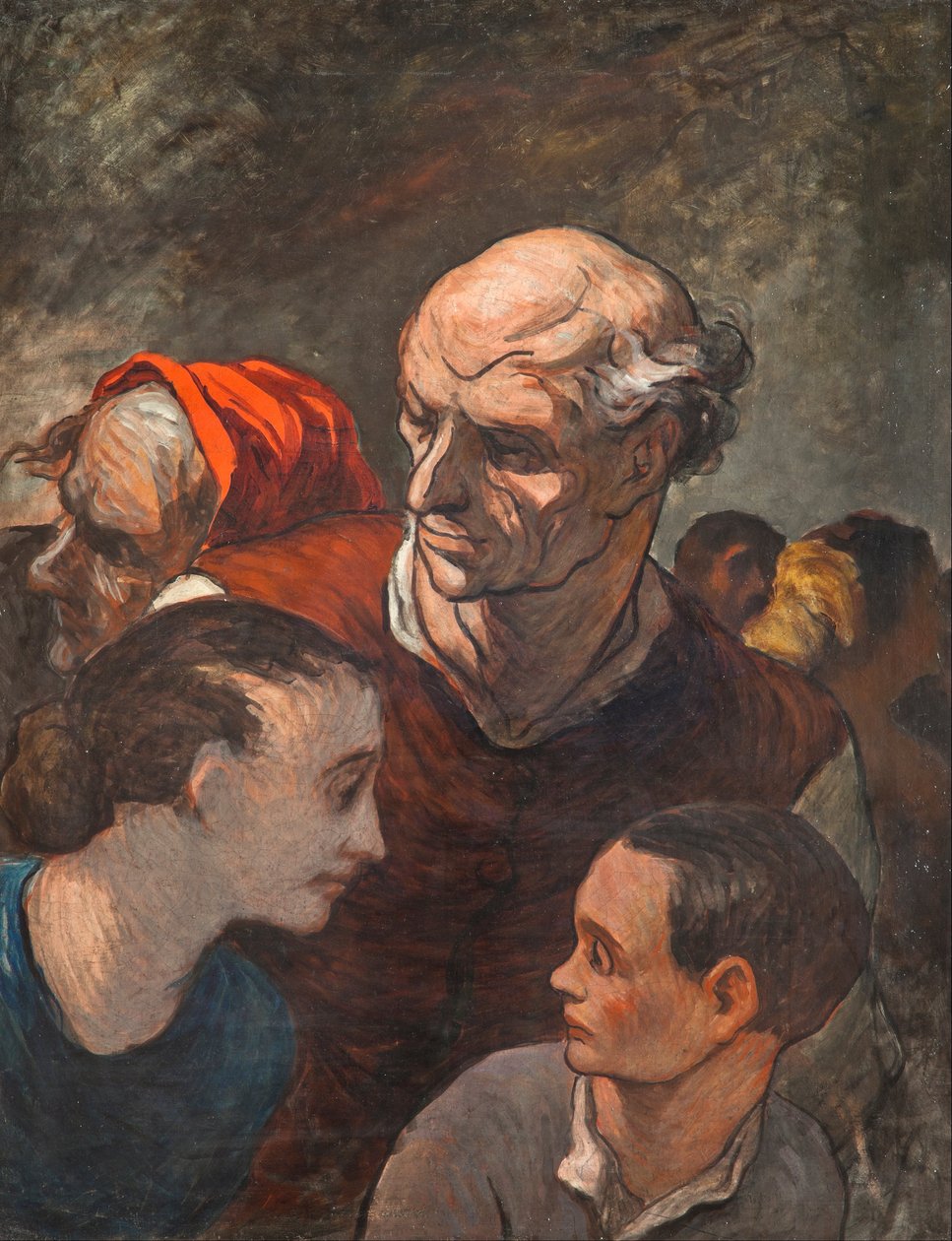 Sulle barricate (Famiglia sulle barricate) da Honoré Daumier