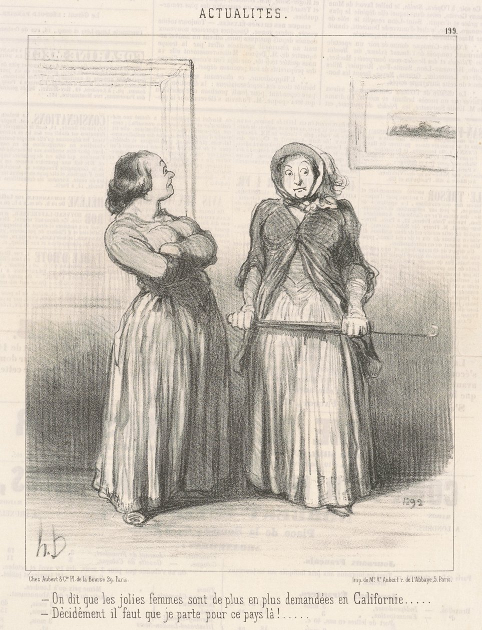 Si dice che le belle donne siano... da Honoré Daumier