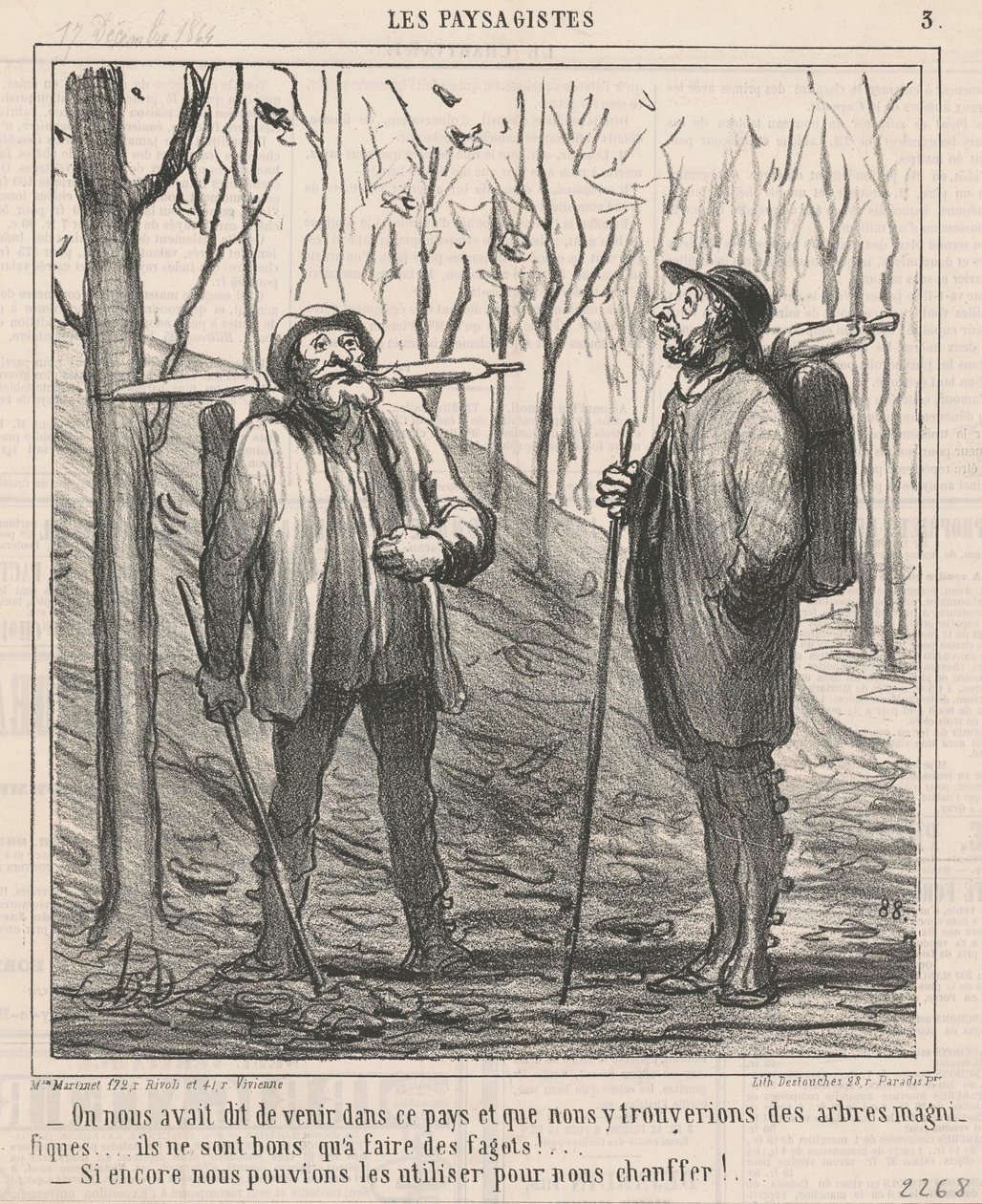 Ci avevano detto di venire in questo paese... da Honoré Daumier