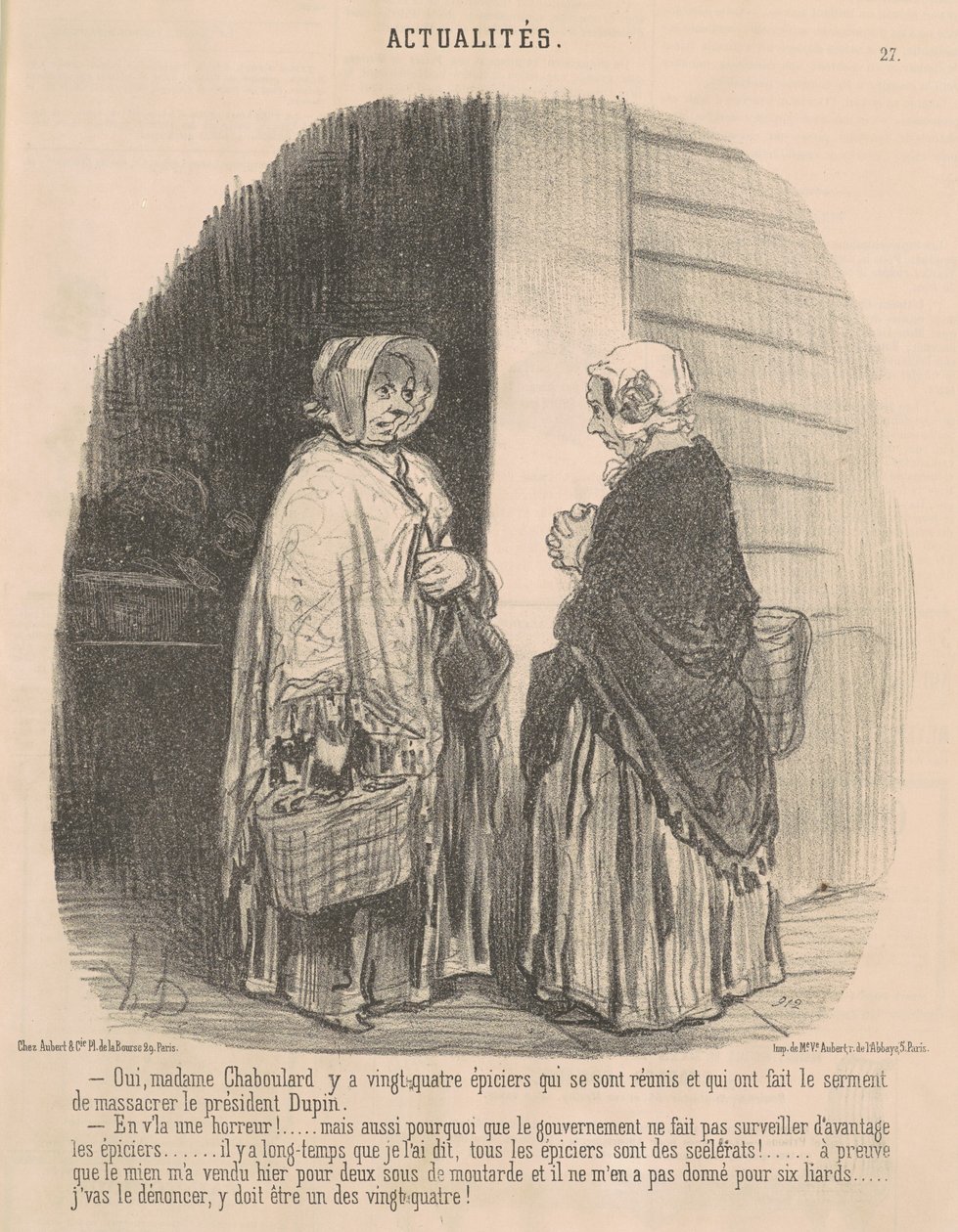Sì, Madame Chaboulard... da Honoré Daumier