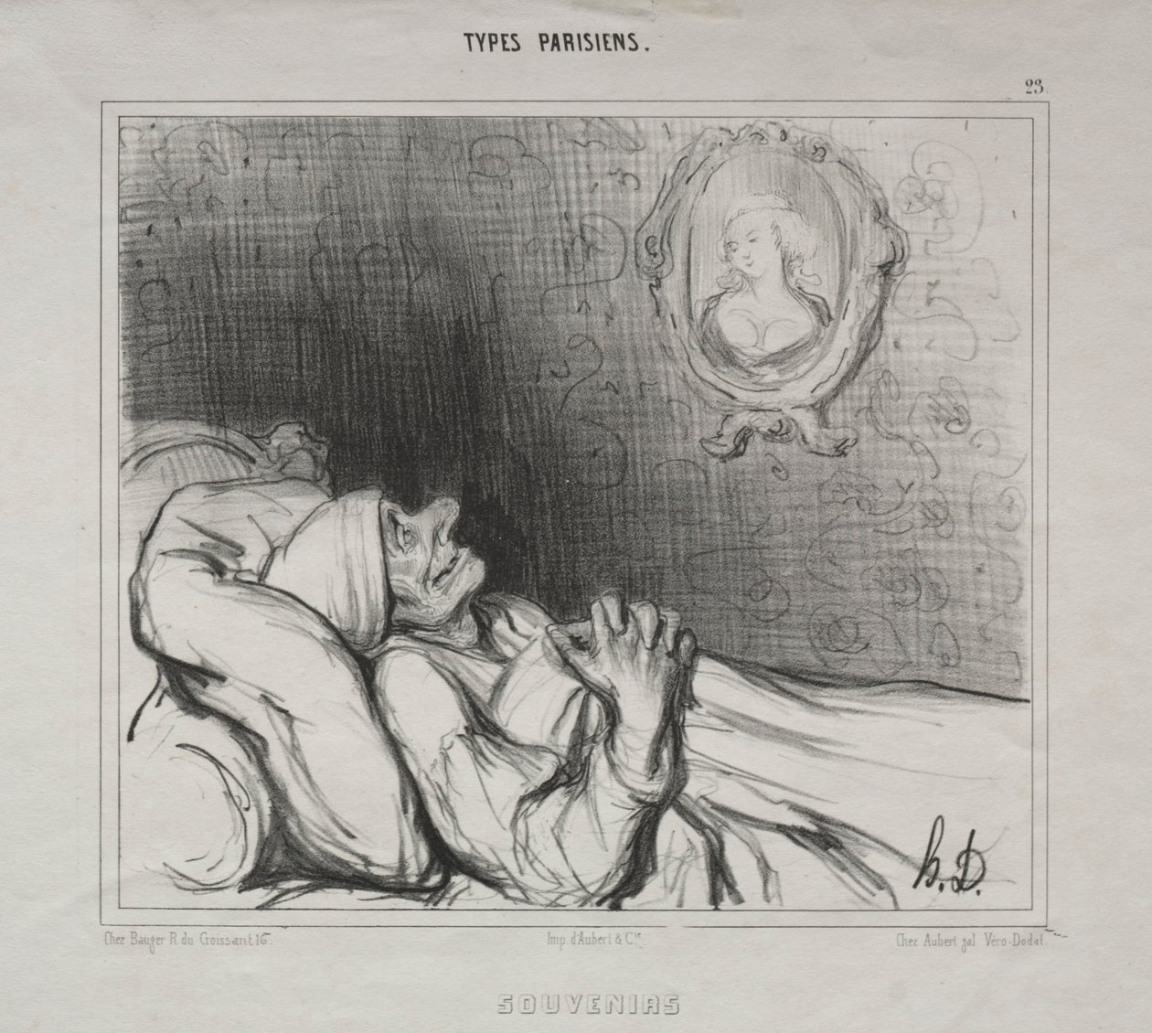 Tipi parigini: Ricordi, 10 maggio 1840 da Honoré Daumier