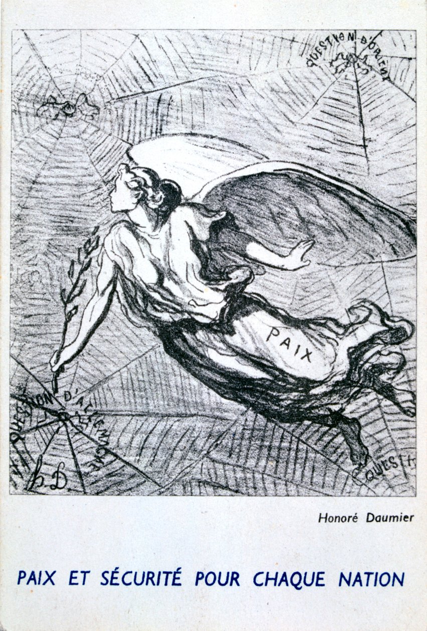 Pace e sicurezza per ogni nazione da Honoré Daumier