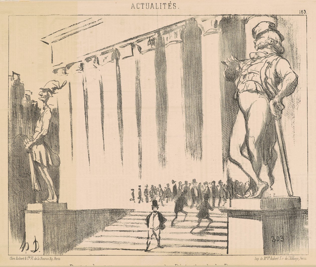 Progetto di Statuti per Ornare ... la Borsa da Honoré Daumier