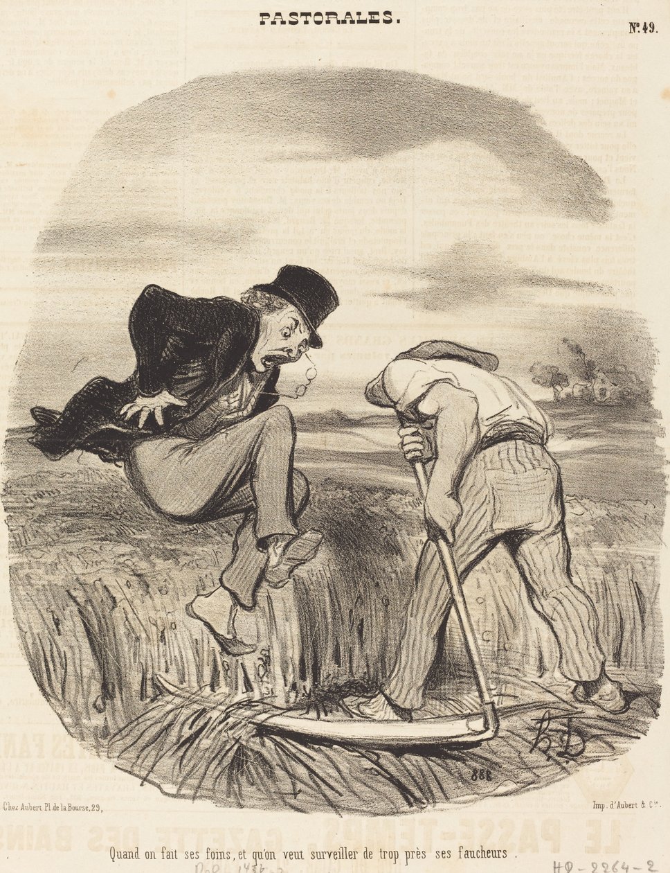 Quando si fa il fieno... da Honoré Daumier