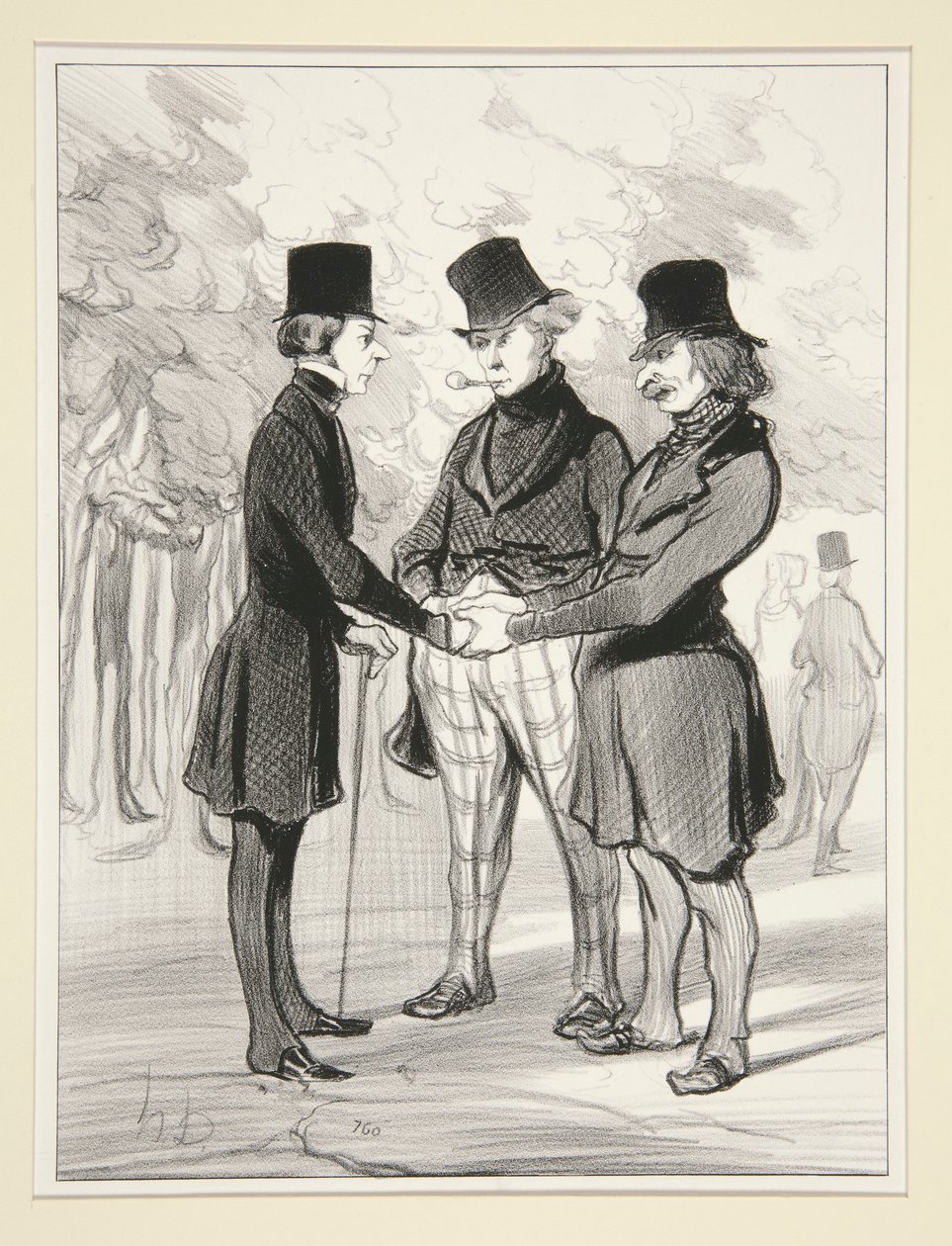 Che Felice Incontro da Honoré Daumier