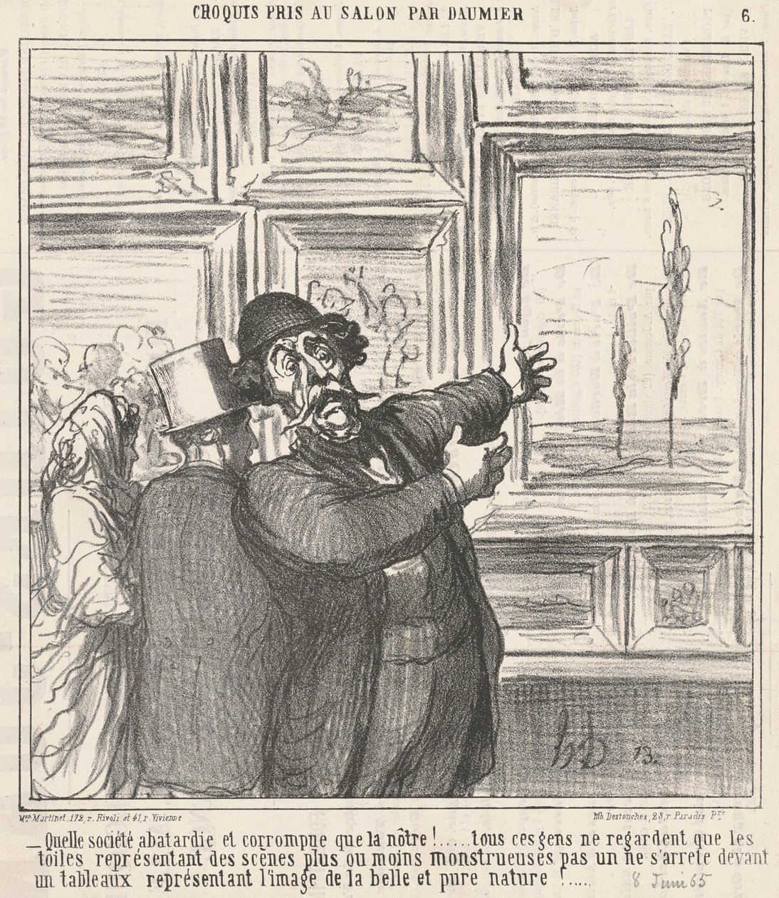 Quale società abbattuta e corrotta... da Honoré Daumier
