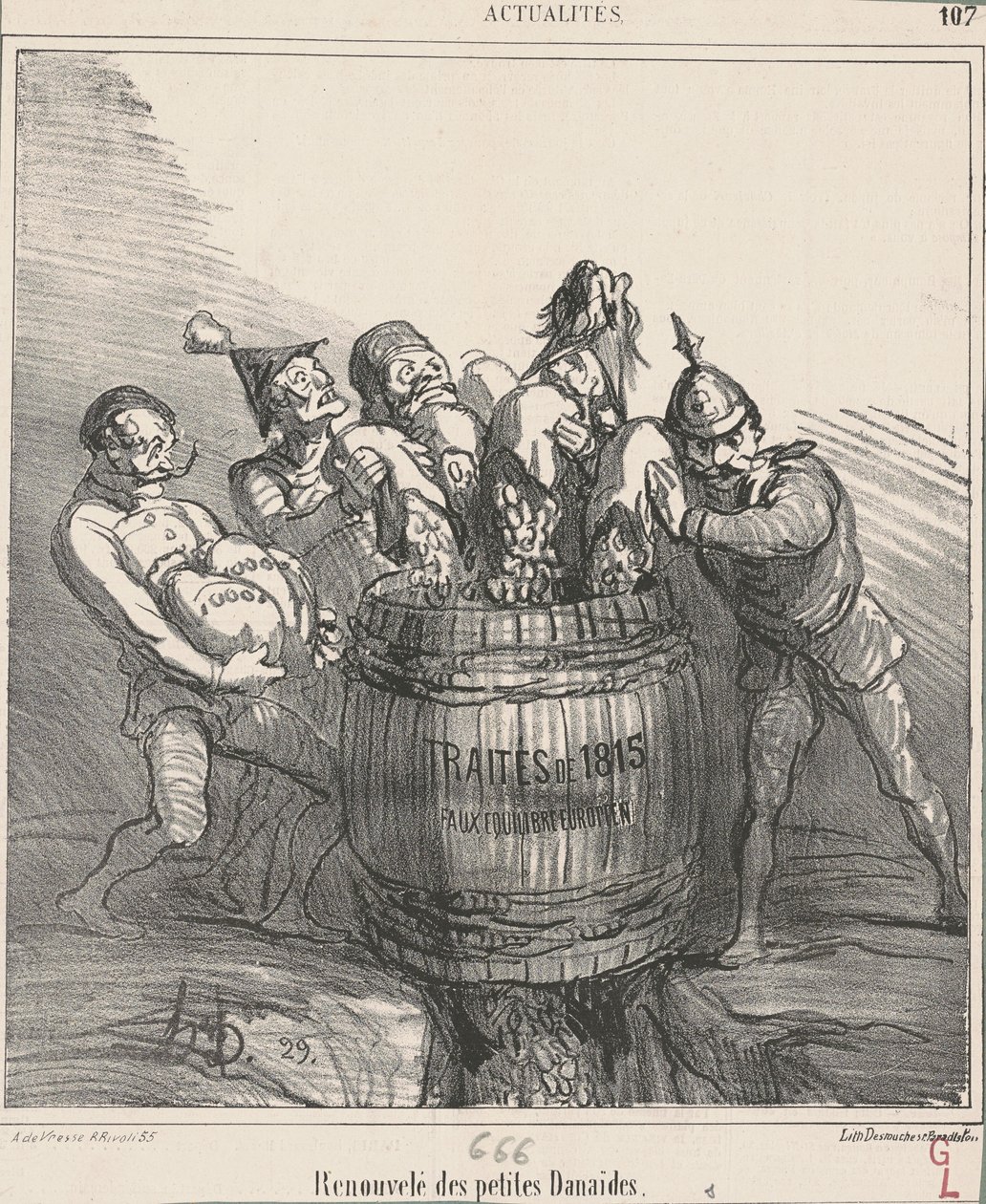 Rinnovato delle piccole Danaidi da Honoré Daumier