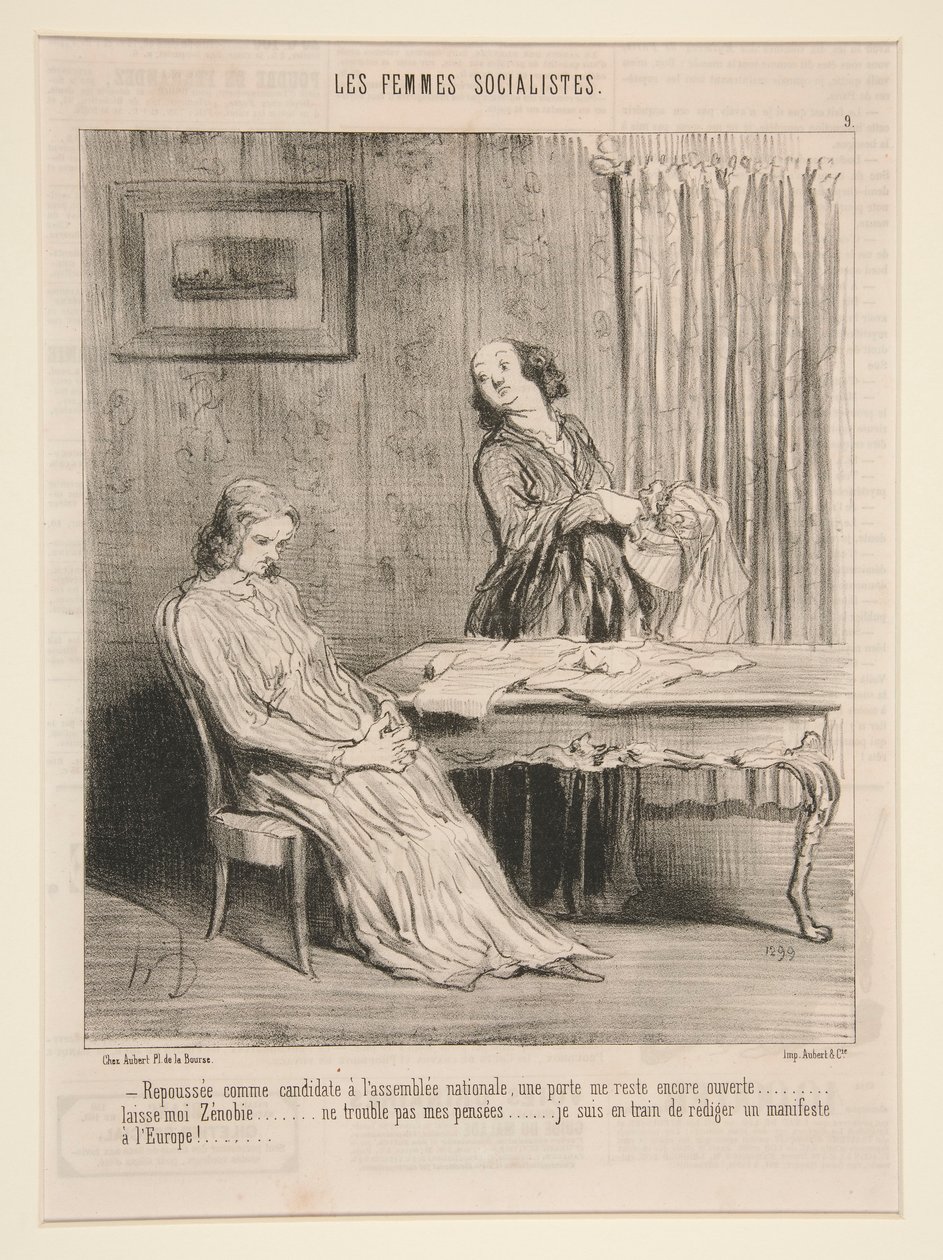 Respinta come candidata da Honoré Daumier