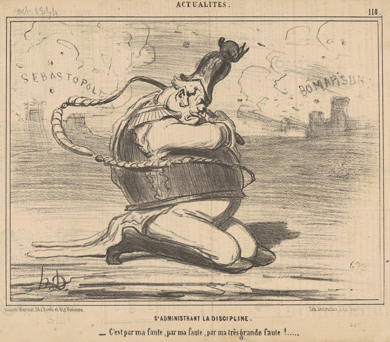 Auto-disciplina da Honoré Daumier