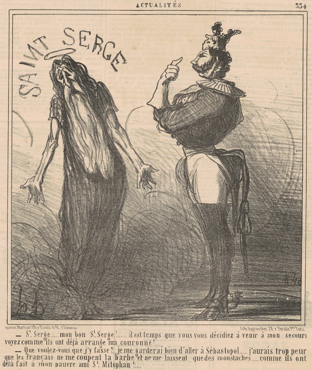 San Sergio... Mio buon San Sergio! da Honoré Daumier