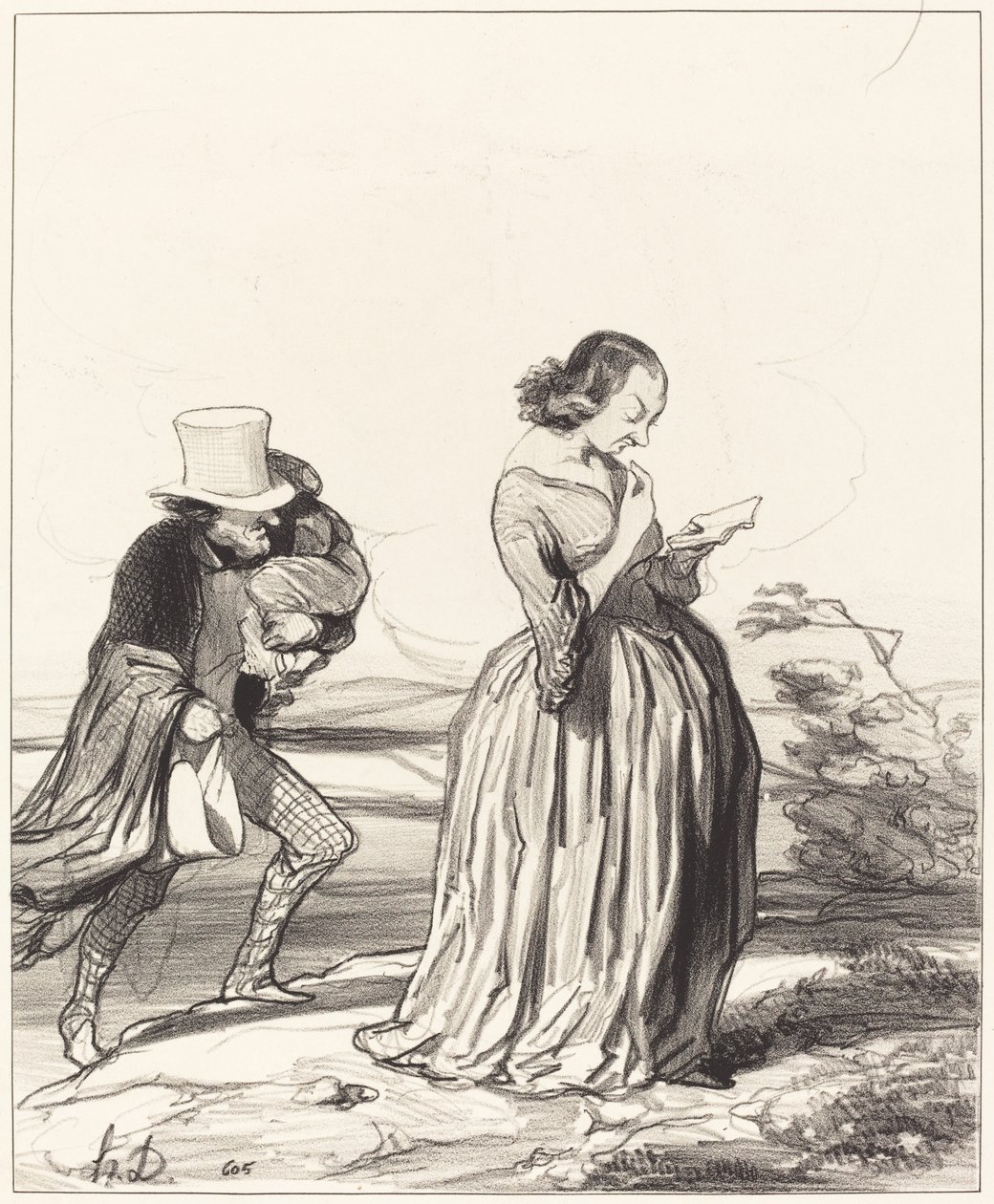 Saperlotte!... che vorrei... che mia moglie avesse finito... da Honoré Daumier