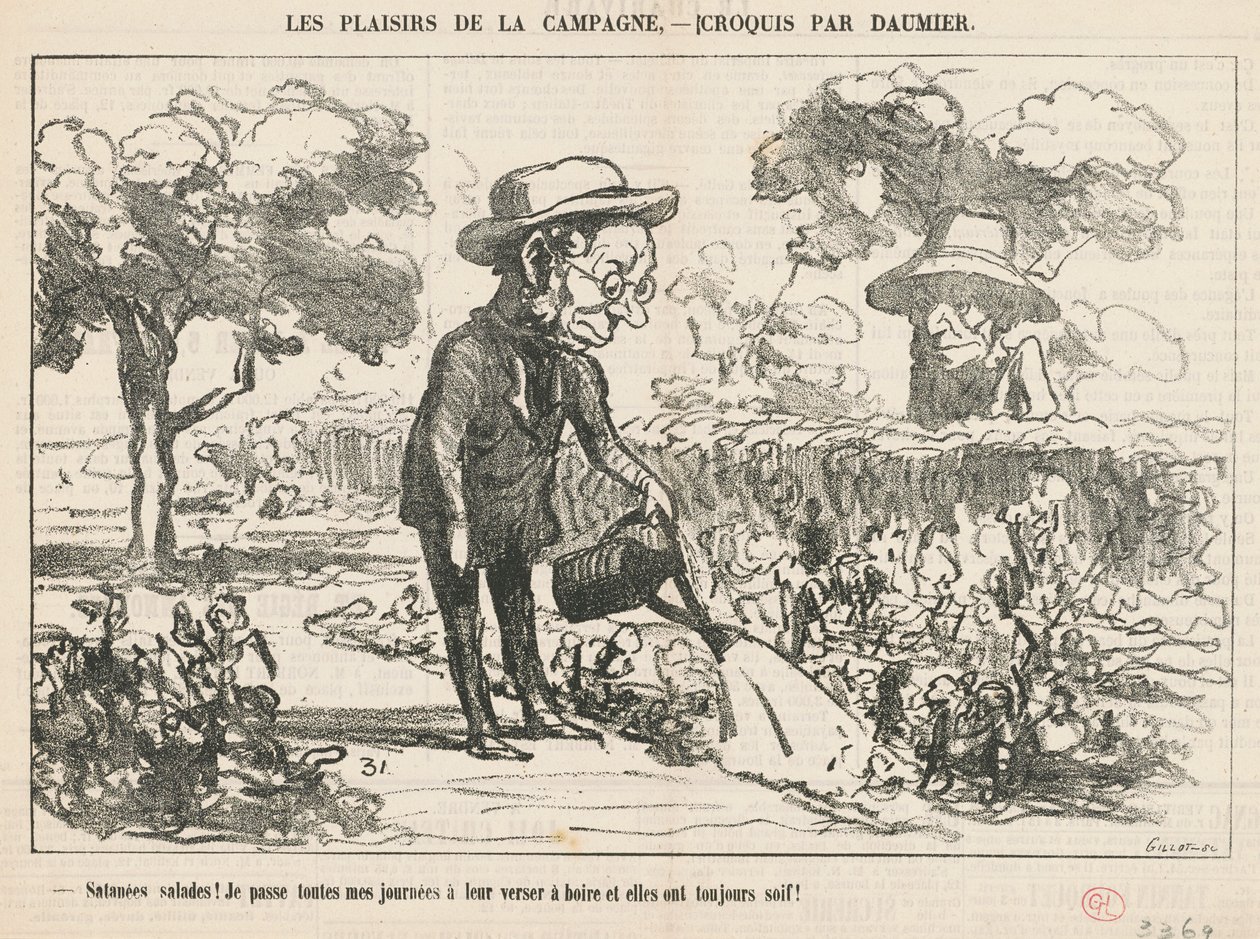 Dannate insalate ... da Honoré Daumier