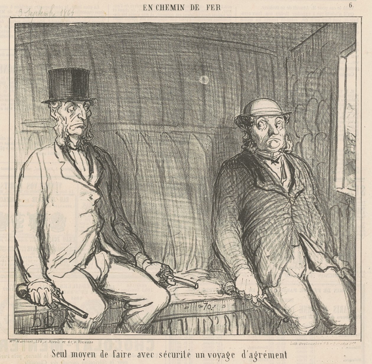 Unico modo per fare con sicurezza da Honoré Daumier