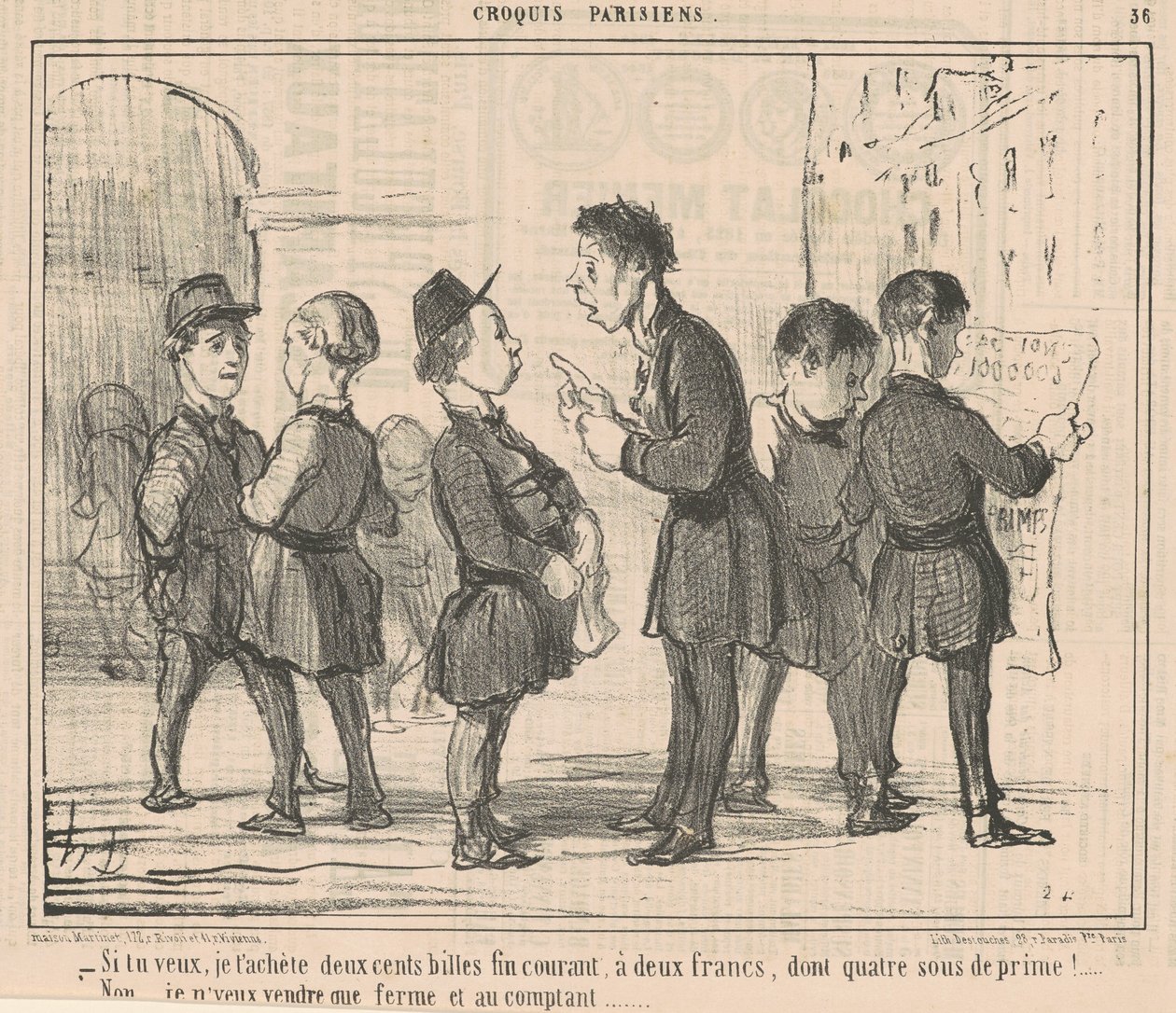 Se vuoi, ti compro duecento biglie... da Honoré Daumier