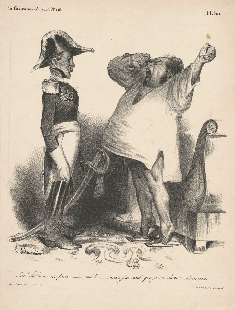 Sire! Lisbona è stata catturata... da Honoré Daumier