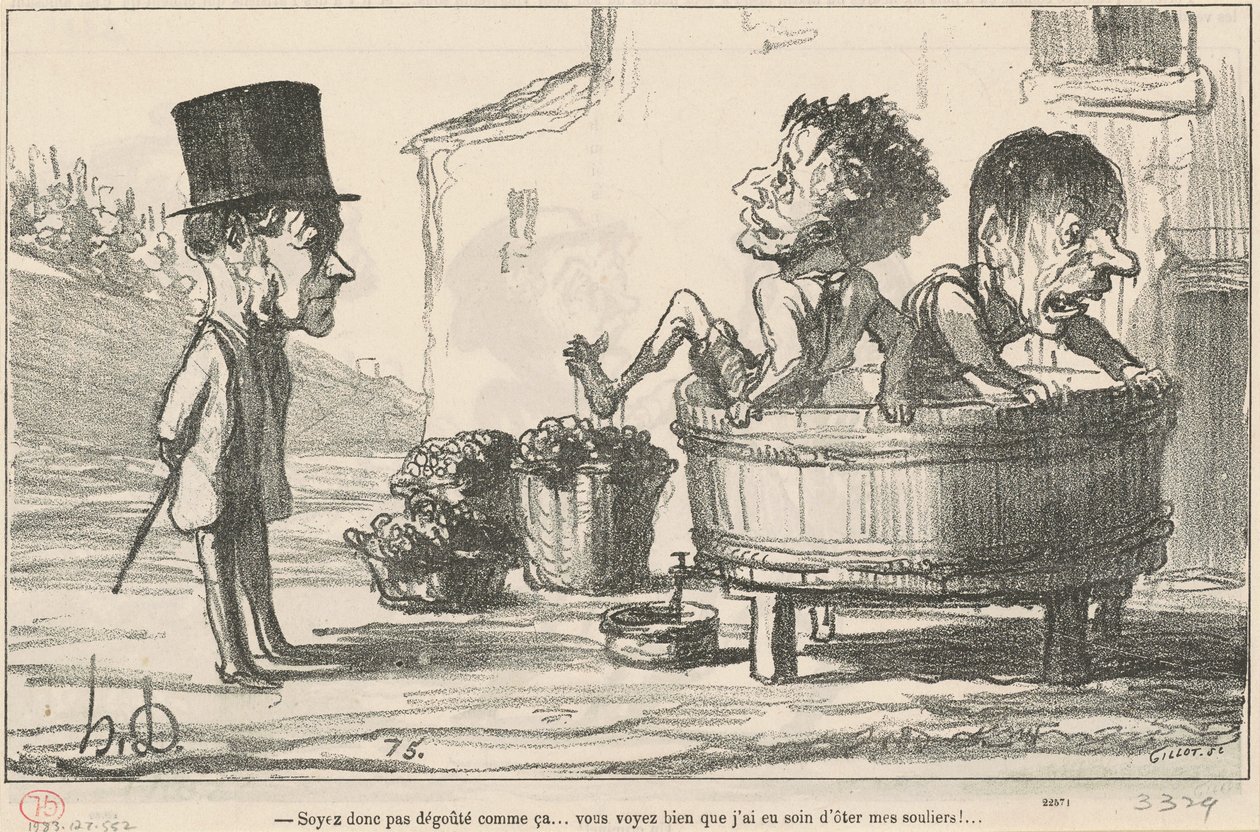 Non essere così schizzinoso... da Honoré Daumier