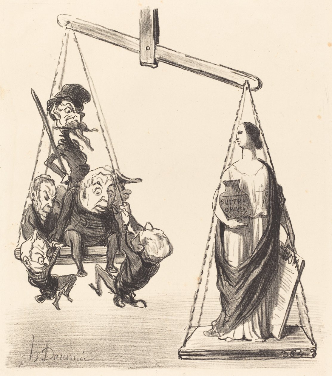Suffragio universale da Honoré Daumier
