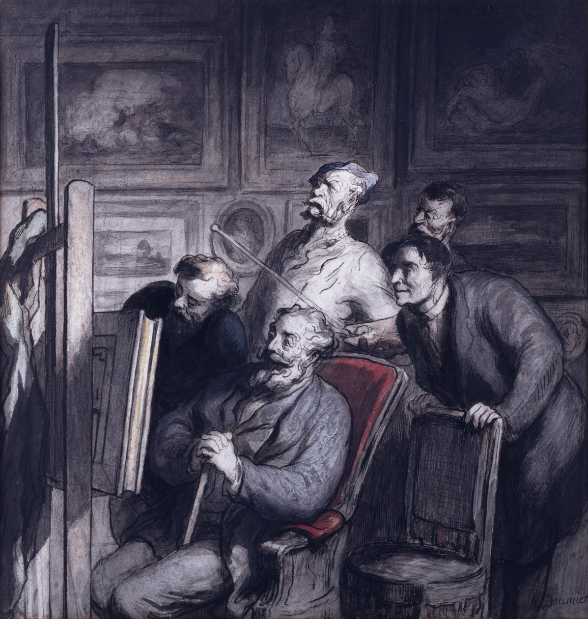 Gli amatori da Honoré Daumier