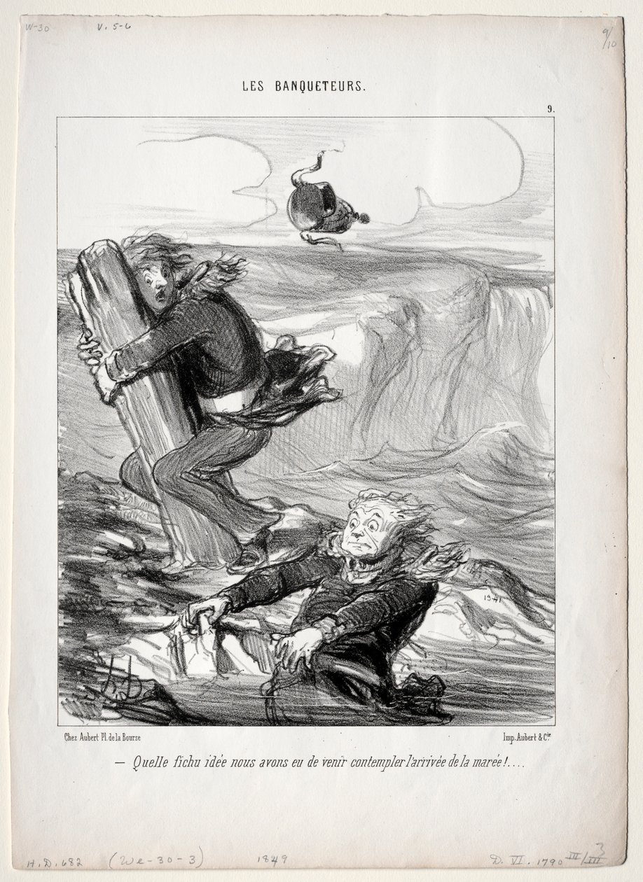 I commensali, tavola 9: Che idea pietosa abbiamo... da Honoré Daumier