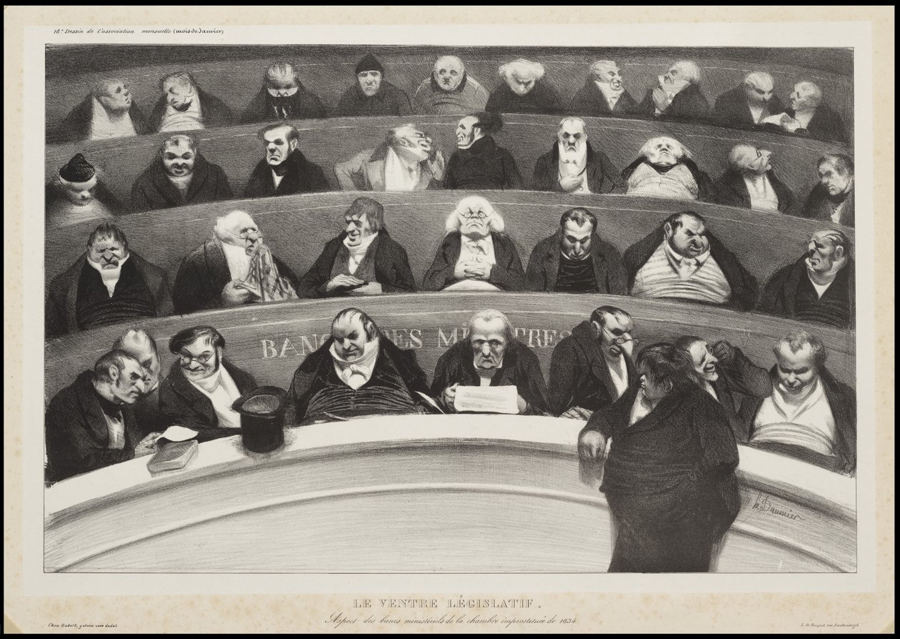 Il ventre legislativo da Honoré Daumier